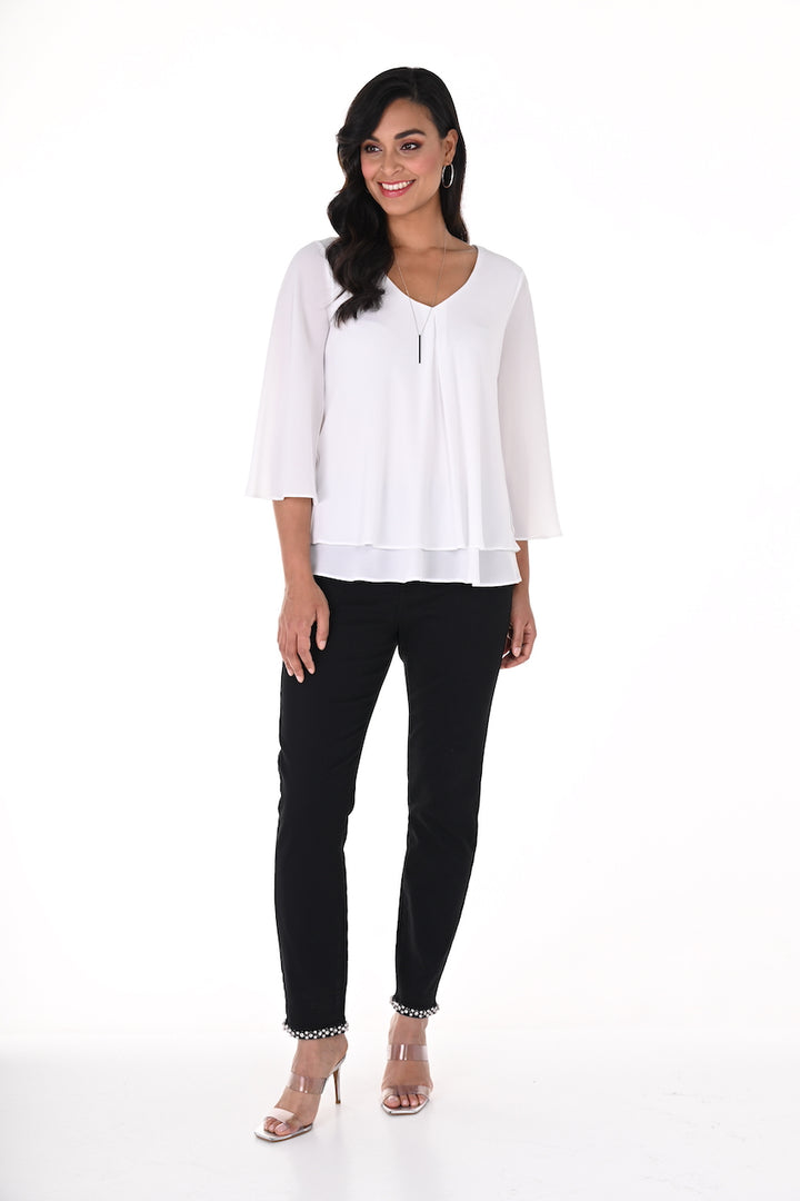 La blouse étagée manches ample de Frank Lyman