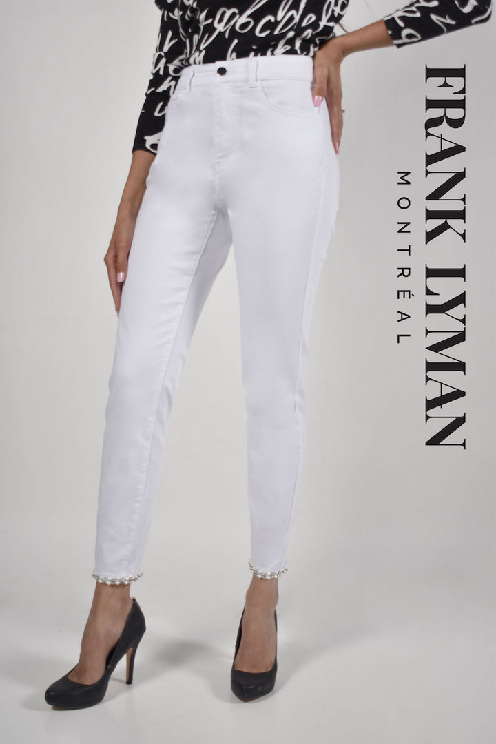 Frank Lyman's Pearl and Buckle Ankle Jeans