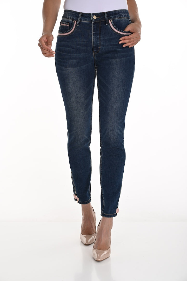 Frank Lyman Ankle Detail Jeans | 226182U