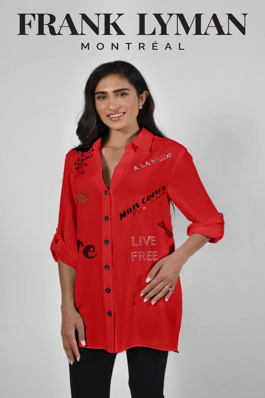 Frank Lyman's "Live Free" Shirt/226194U