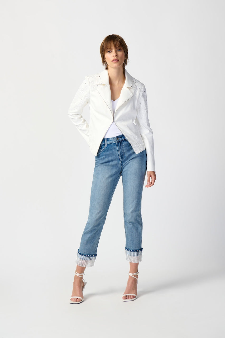 L'audacieux veston en cuir Joseph Ribkoff | 241904