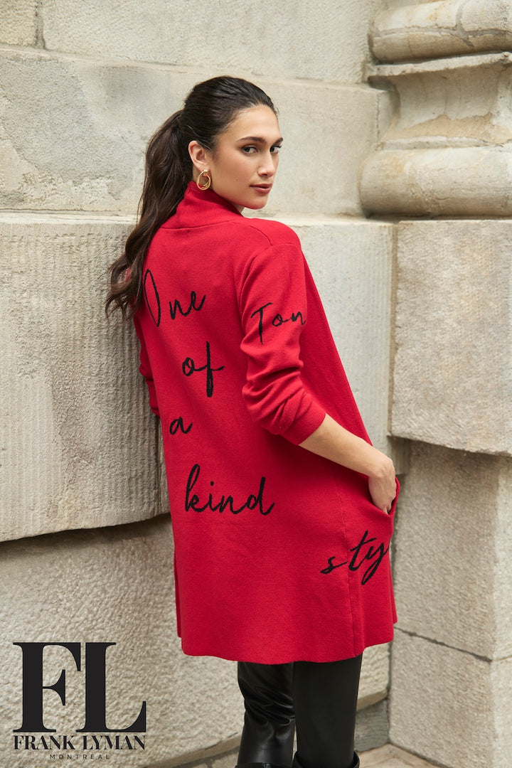 The Frank Lyman Vibrant Printed Cardigan | 244697U