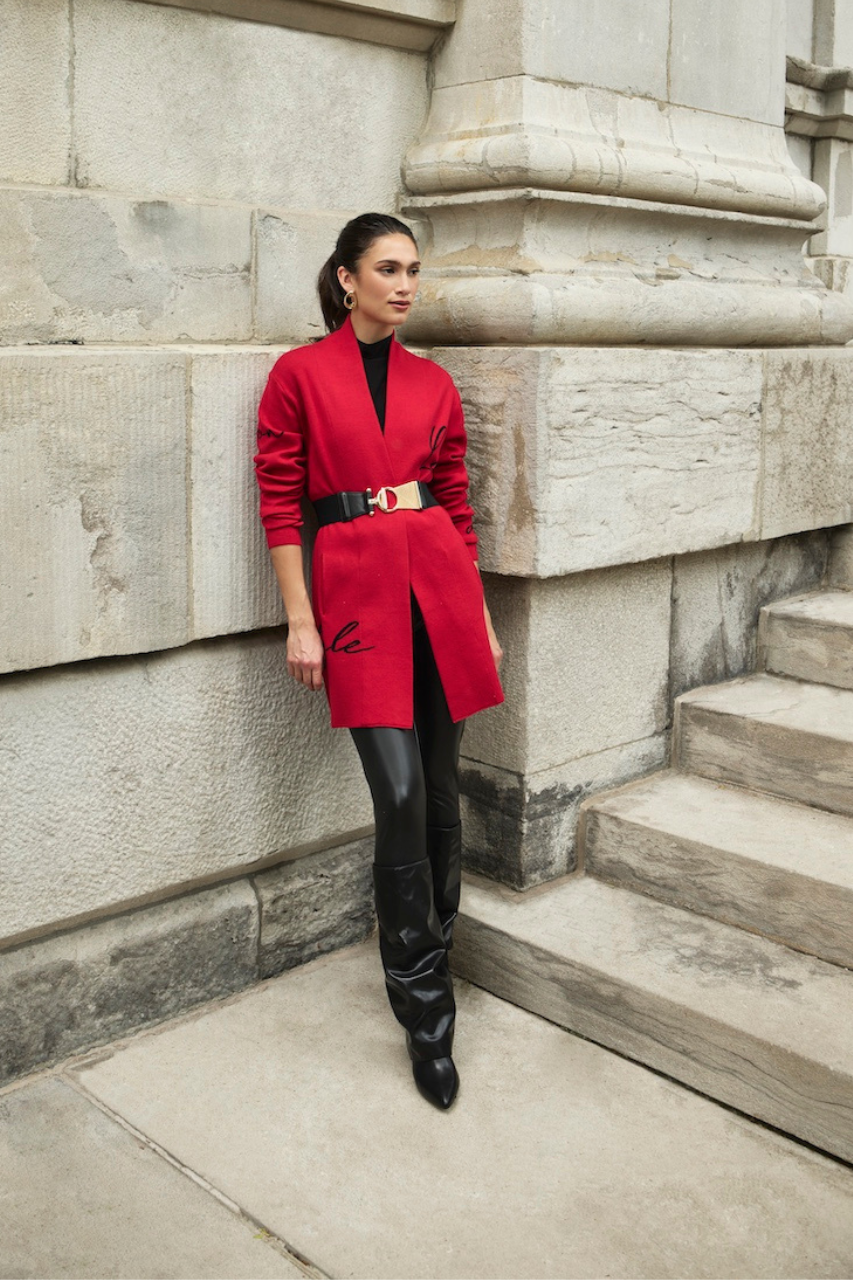 The Frank Lyman Vibrant Printed Cardigan | 244697U