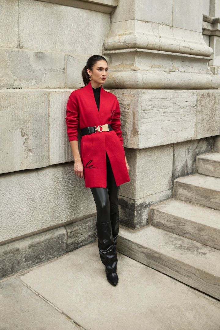 The Frank Lyman Vibrant Printed Cardigan | 244697U