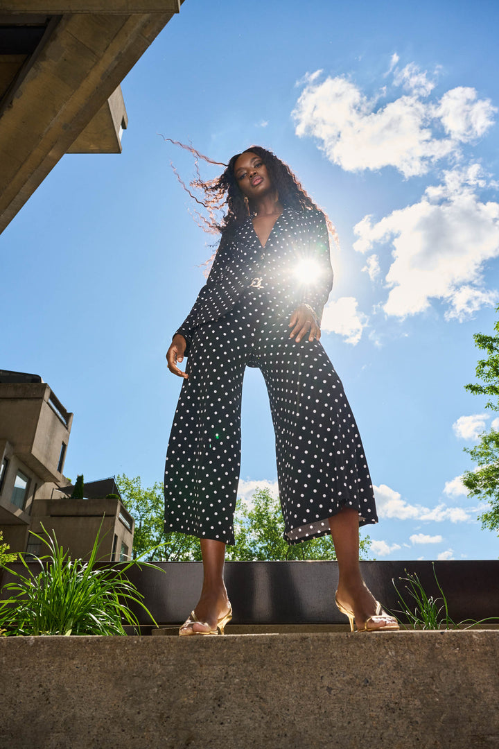 Le pantalon pois délicat Joseph Ribkoff | Hots | 251040