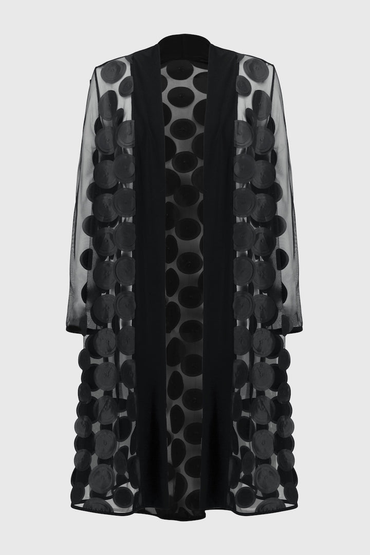 Le cardigan en filet à pois 3D Joseph Ribkoff | 251209-C