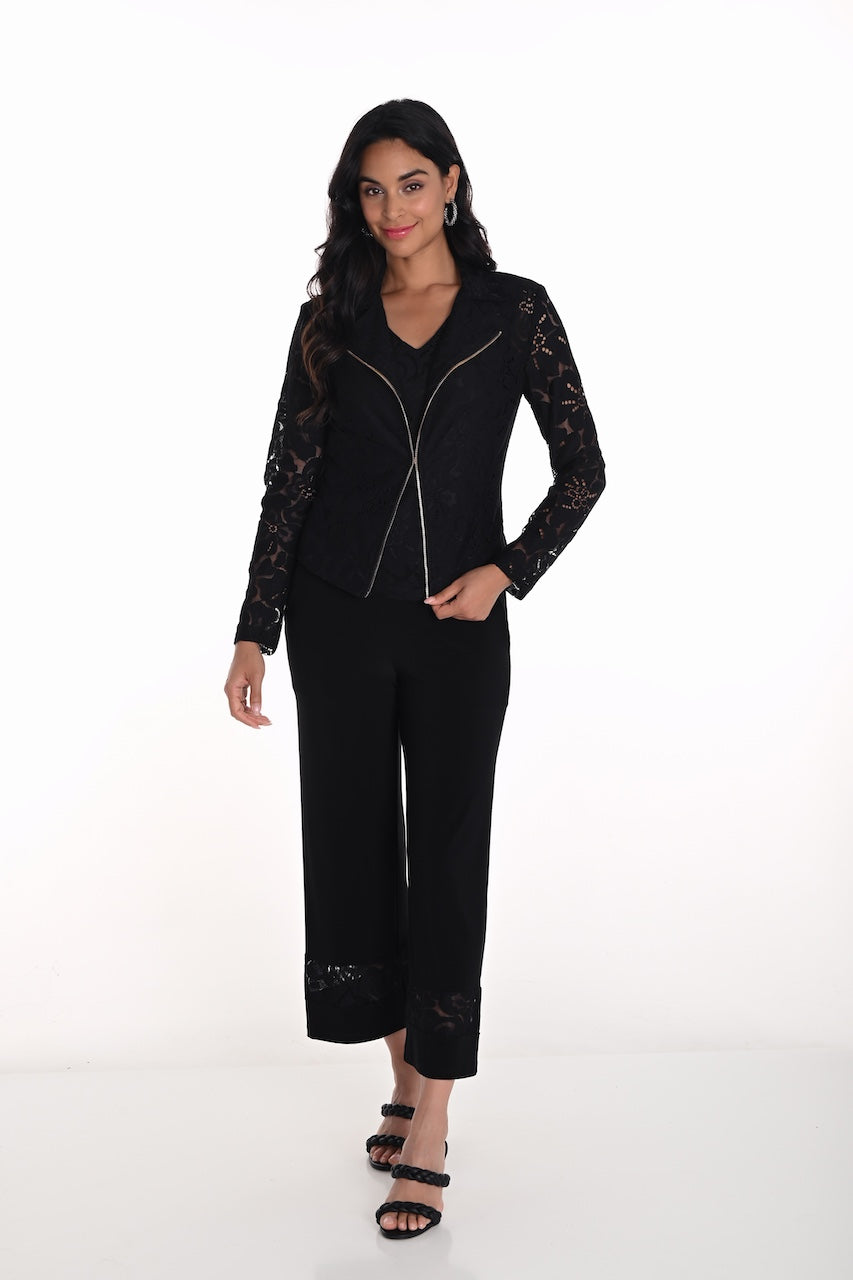 Frank Lyman Lace Detail Pants | 251266