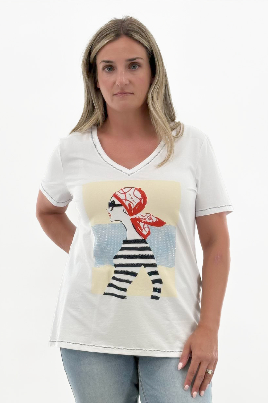 Le t-shirt imprimé Orly | 251386