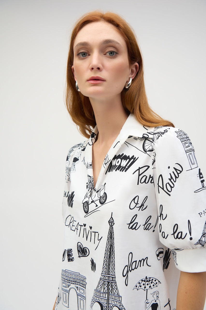 La robe trapèze popeline Joseph Ribkoff | 252019