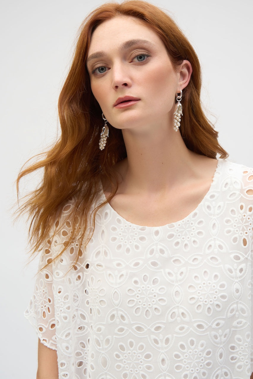 Le haut boxy en georgette Joseph Ribkoff | 252069