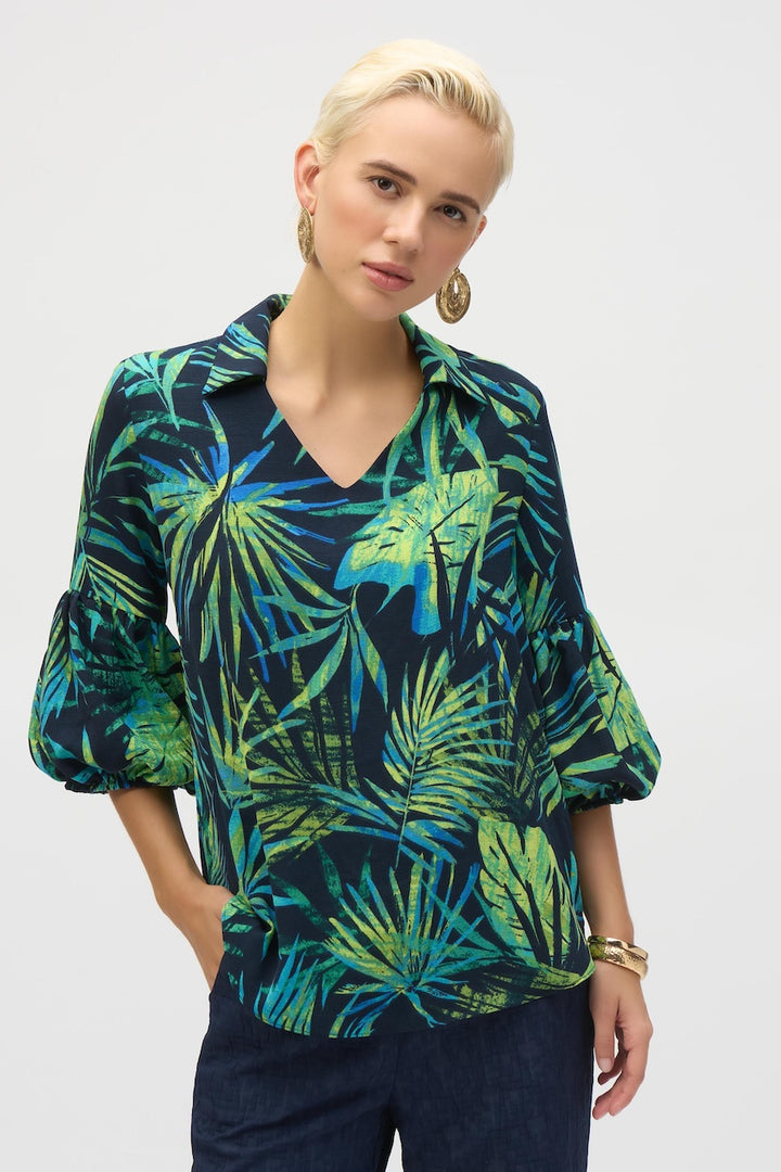 La blouse imprimé tropical Joseph Ribkoff | 252073