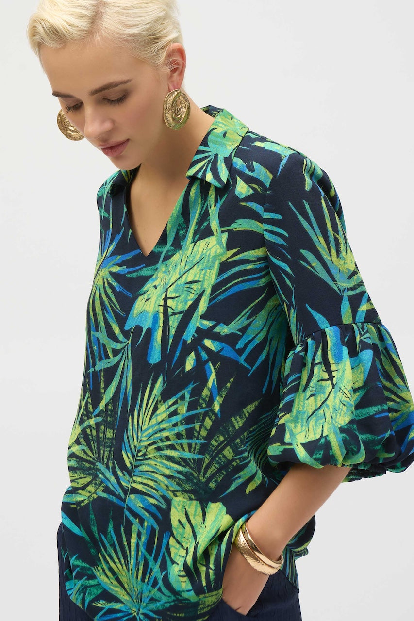 La blouse imprimé tropical Joseph Ribkoff | 252073