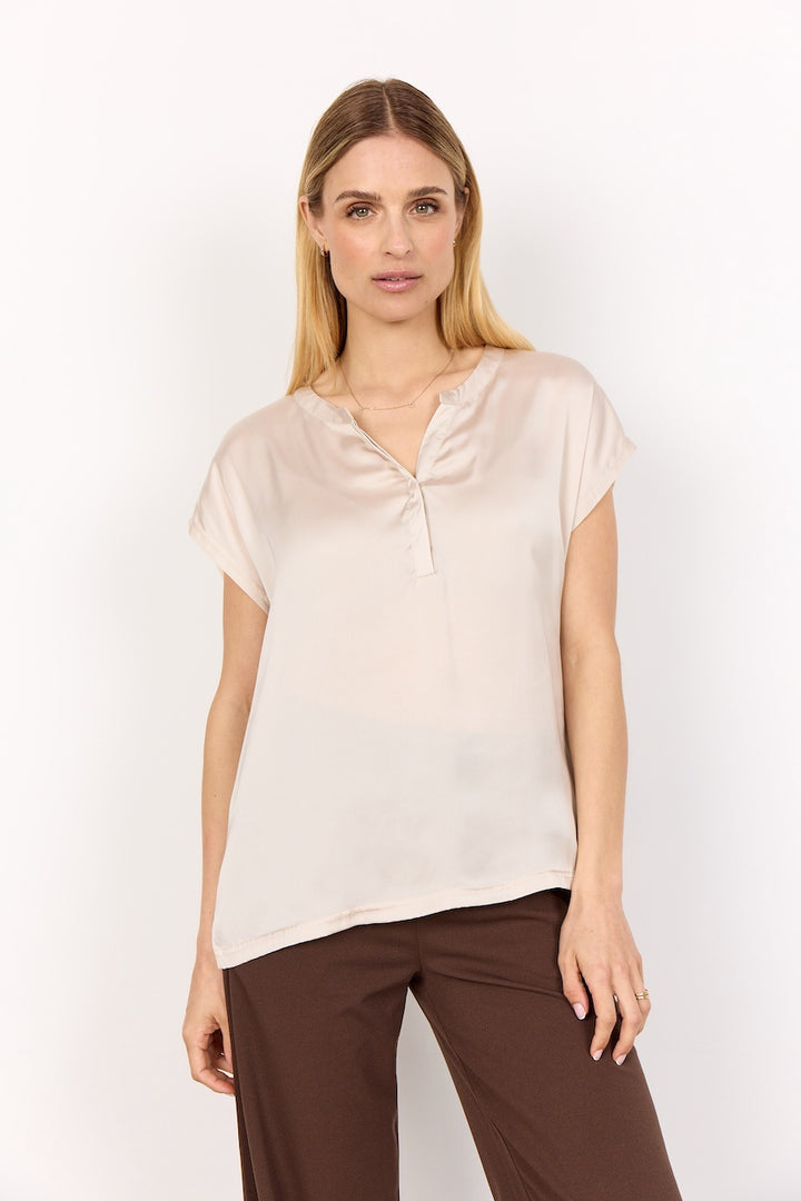 Le chemisier satiné Soya Concept | 25278