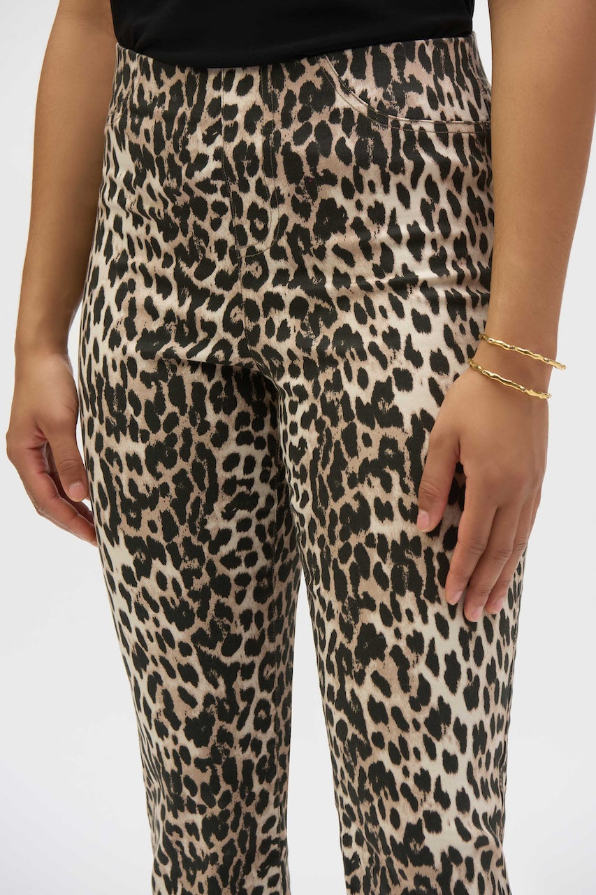Jean extensible à imprimé léopard Joseph Ribkoff | 252907