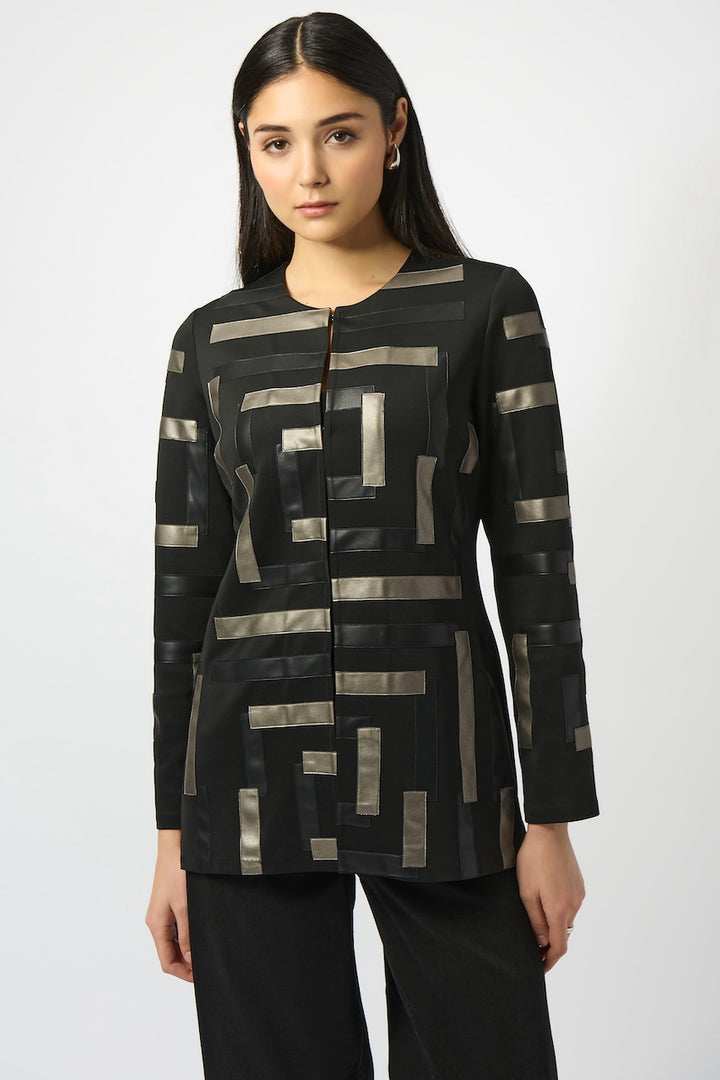 Blouson sans col en scuba Joseph Ribkoff |  253929