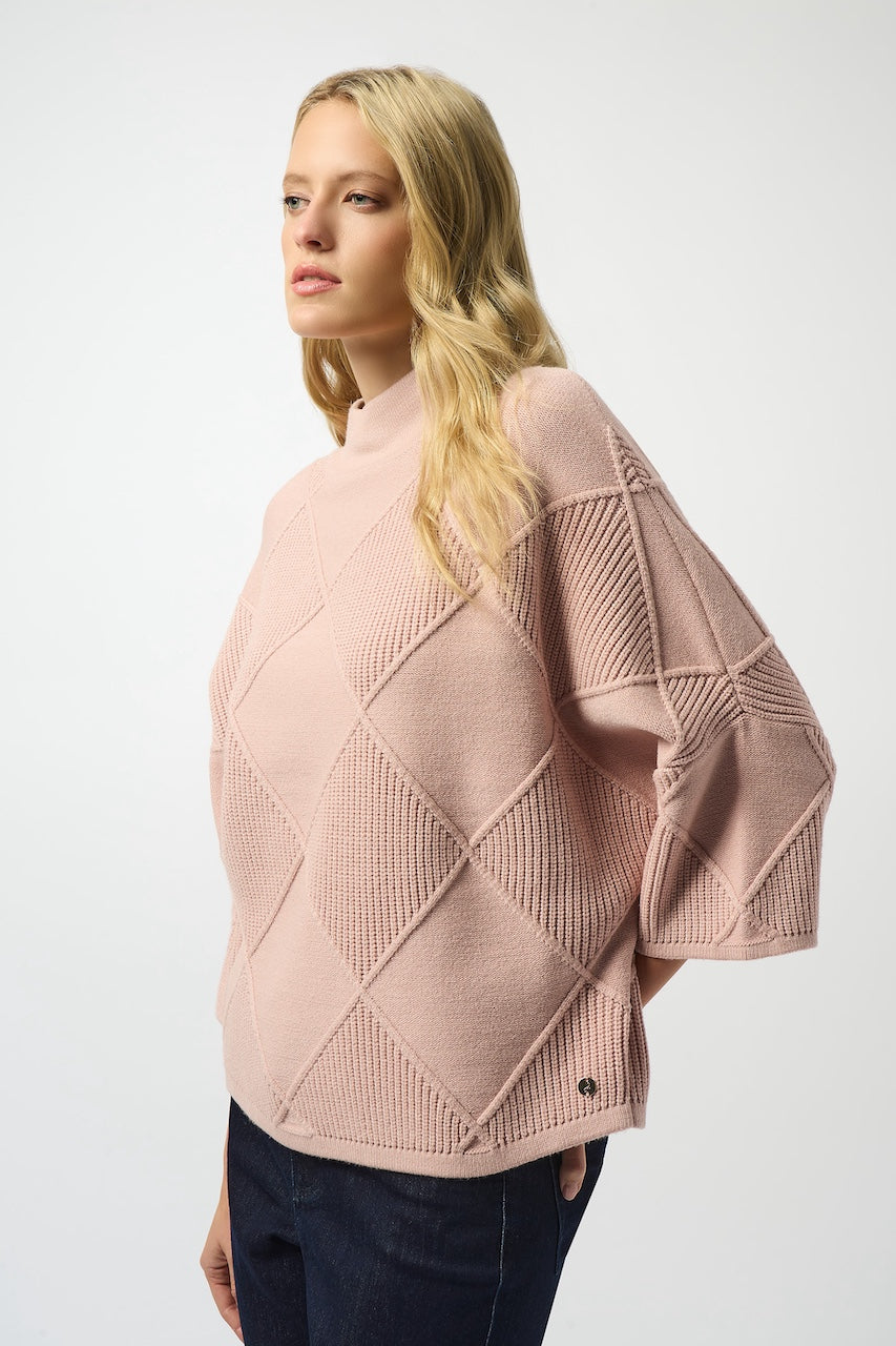 Le pull en tricot à motifs losanges - Joseph Ribkoff | 253943