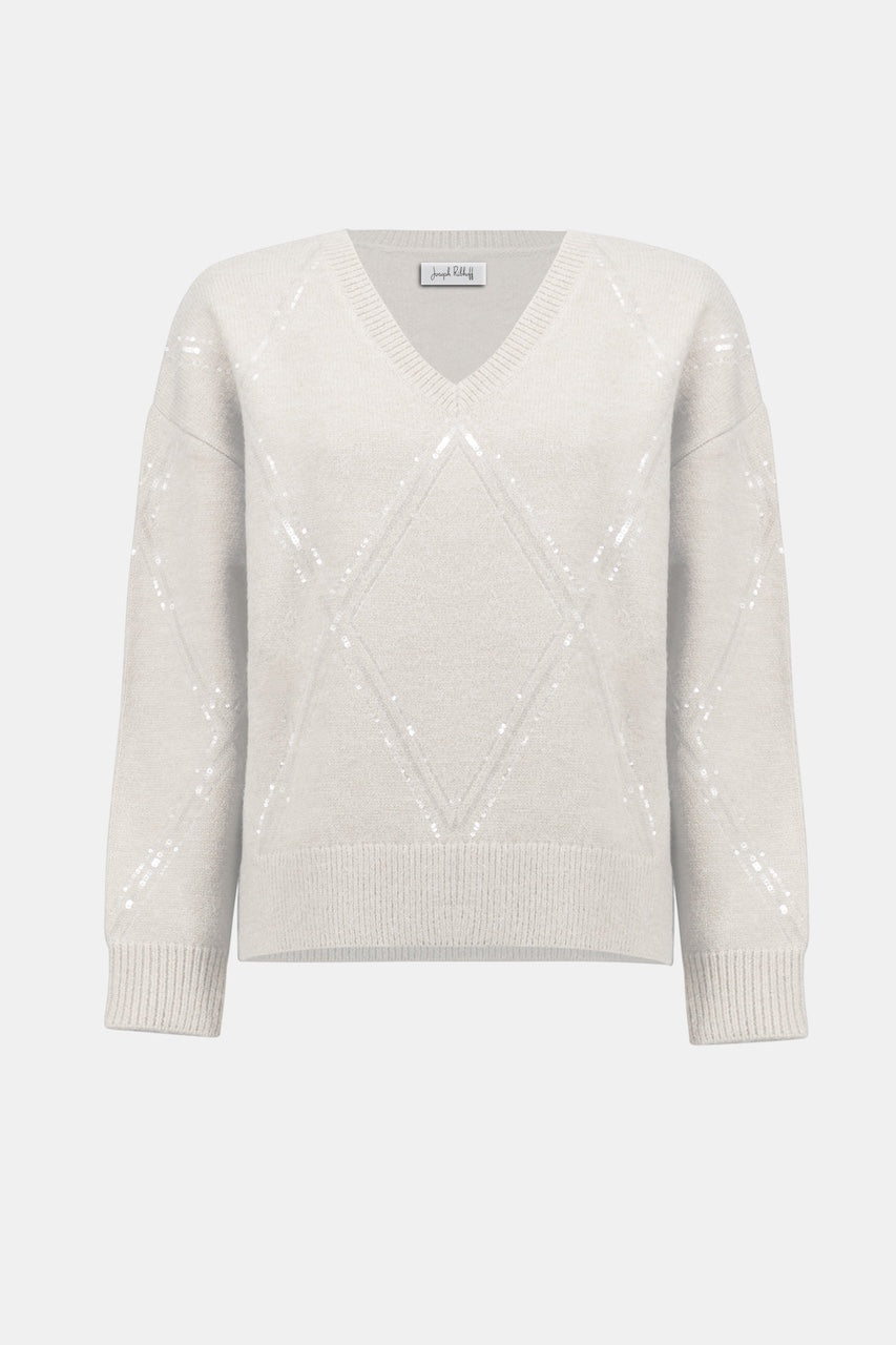 Le chandail en tricot avec paillettes Joseph Ribkoff | 254949