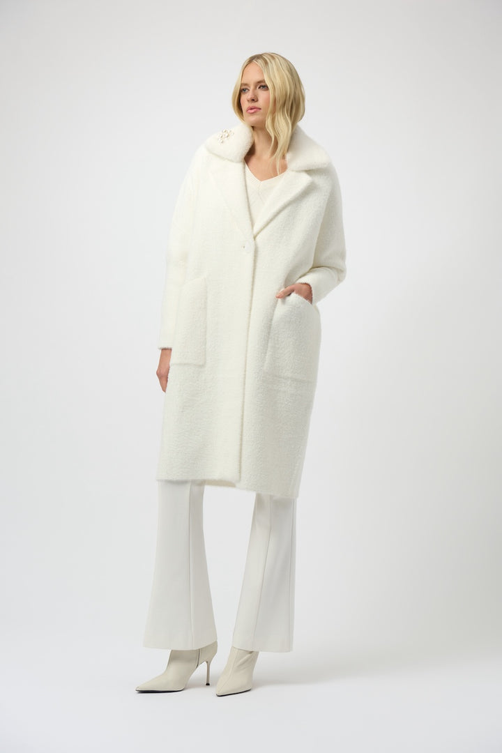 Le manteau en fil plume et fausse fourrure Joseph Ribkoff | 254954