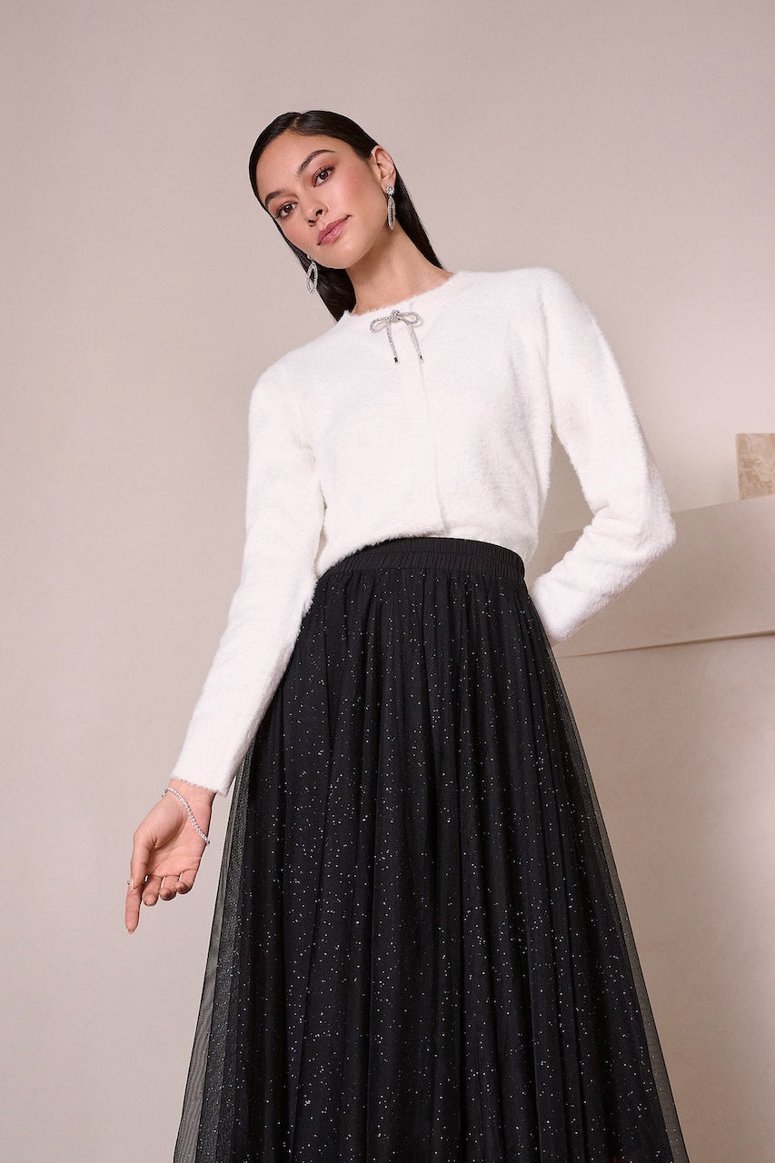 Le cardigan noeud en strass Joseph Ribkoff | 254955