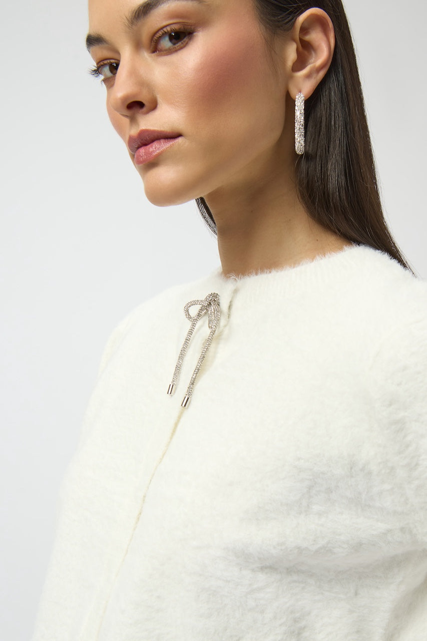 Le cardigan noeud en strass Joseph Ribkoff | 254955