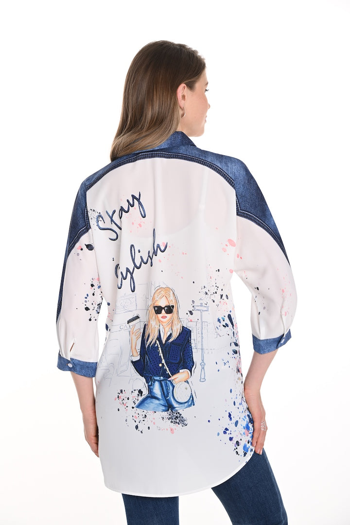 La chemise artistique Frank Lyman | 256740U