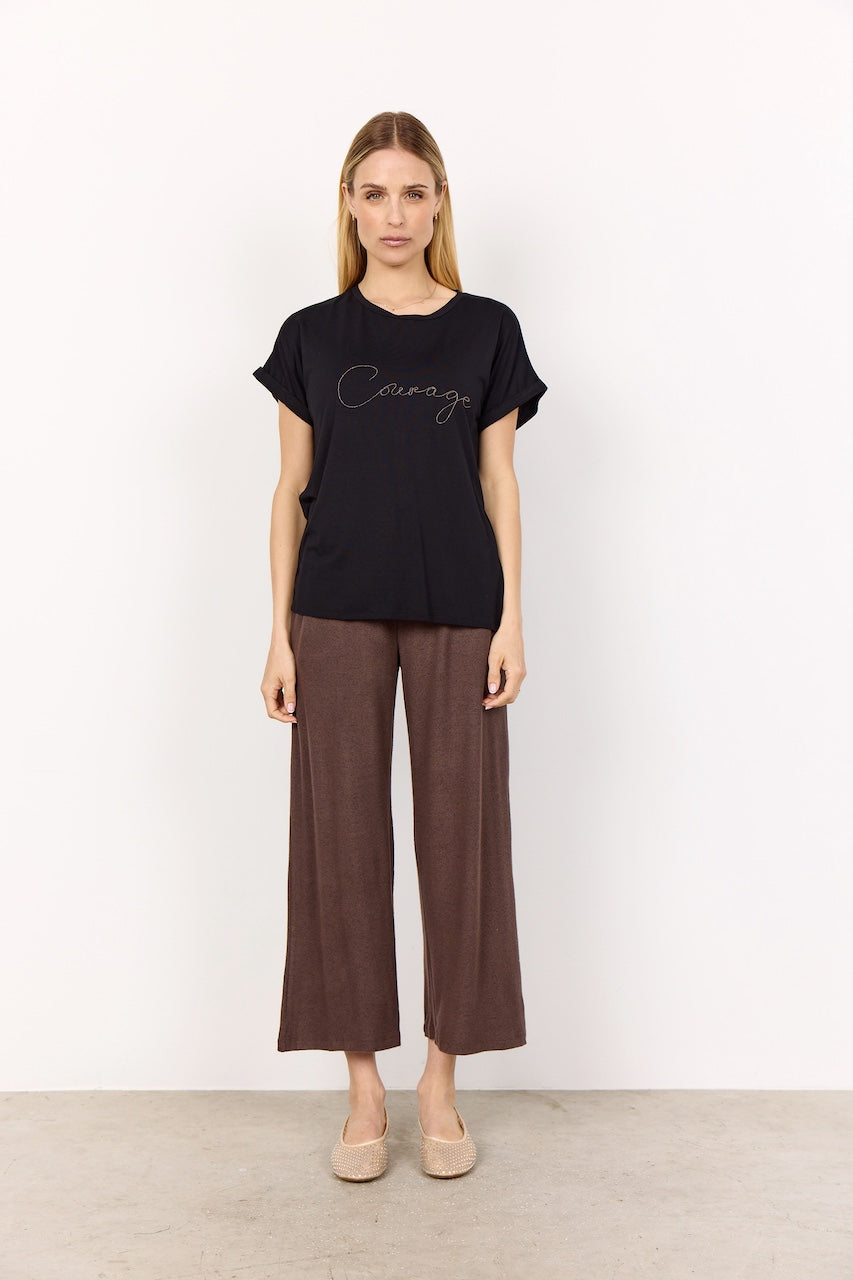 Le t-shirt imprimé ''courage'' Soya Concept | 27131