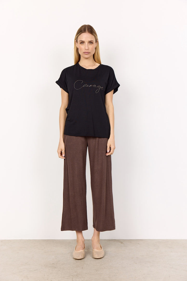 Le t-shirt imprimé ''courage'' Soya Concept | 27131