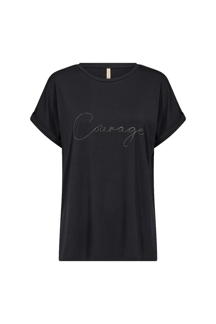 Le t-shirt imprimé ''courage'' Soya Concept | 27131