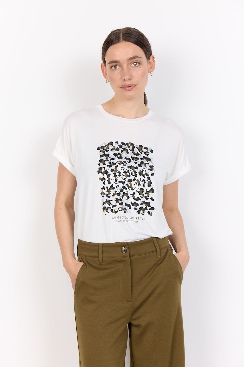 Le t-shirt imprimé Soya Concept | 27132