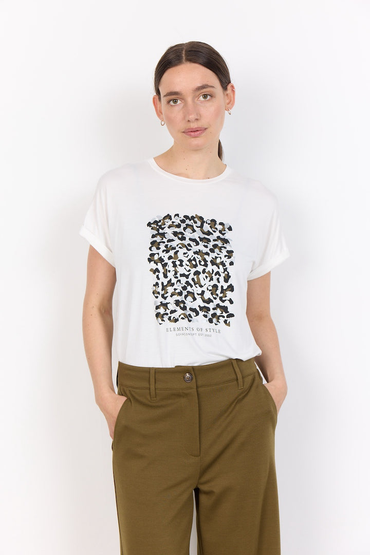 Le t-shirt imprimé Soya Concept | 27132