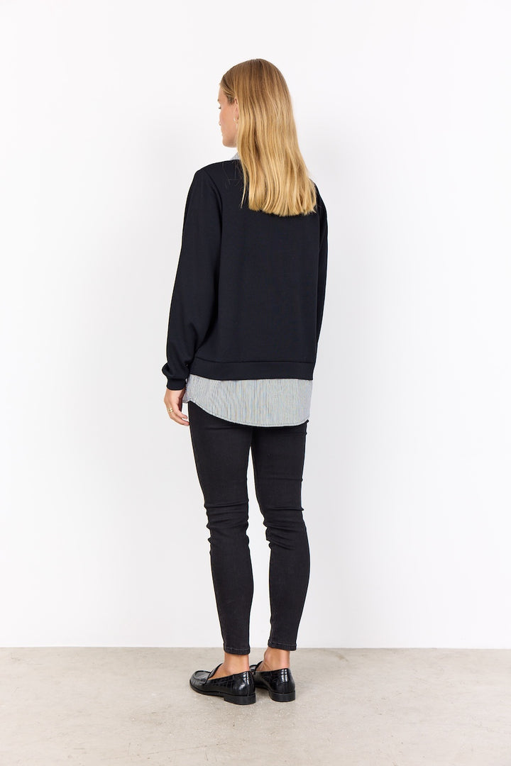 Le pull effet superposé Soya Concept | 27274