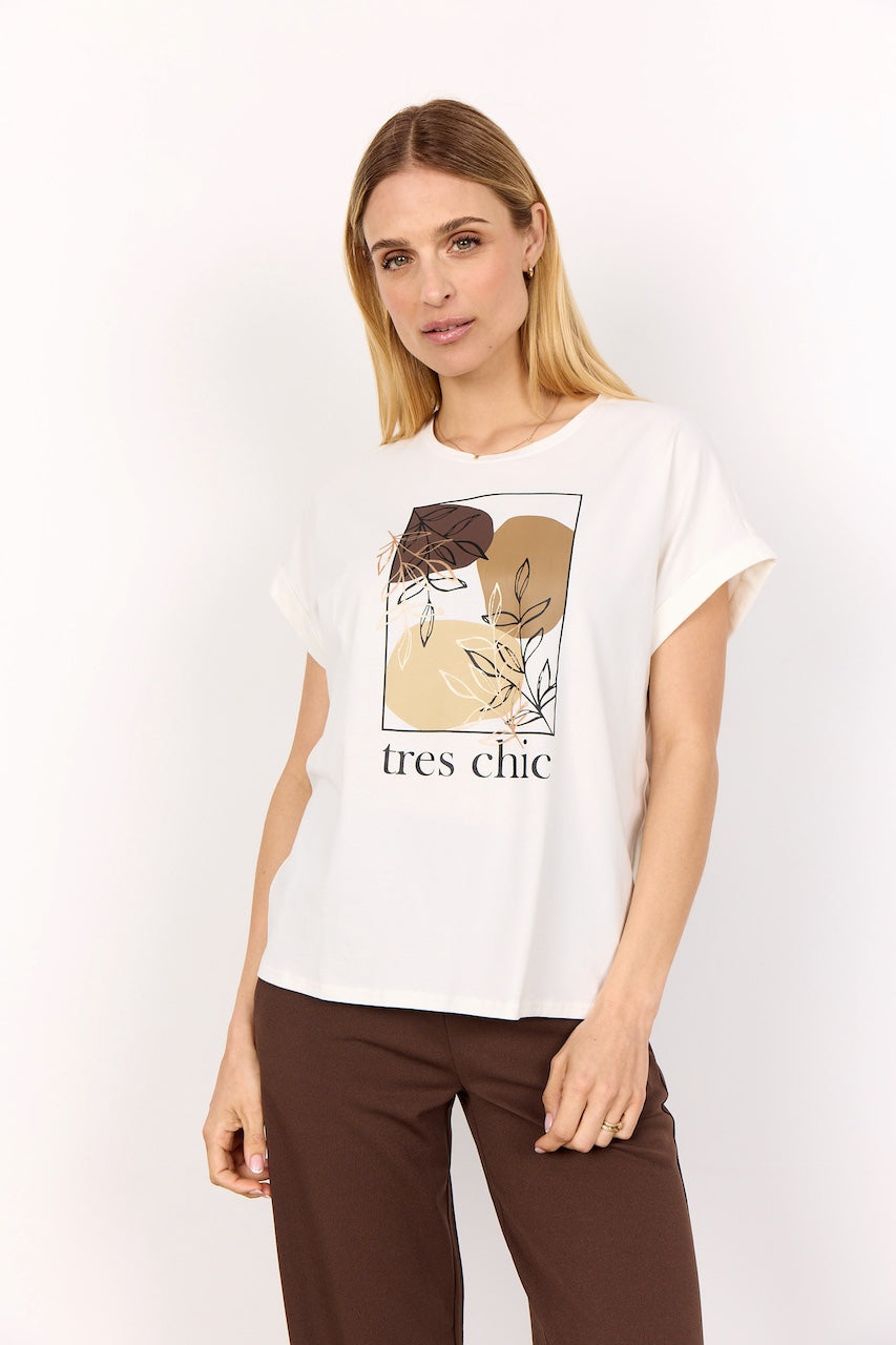 Le t-shirt imprimé Soya Concept | 27297