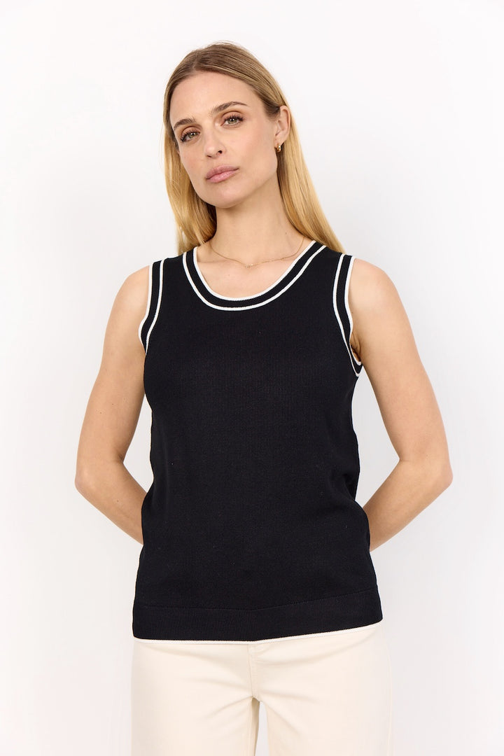 La camisole bord contrastant Soya Concept| 33526