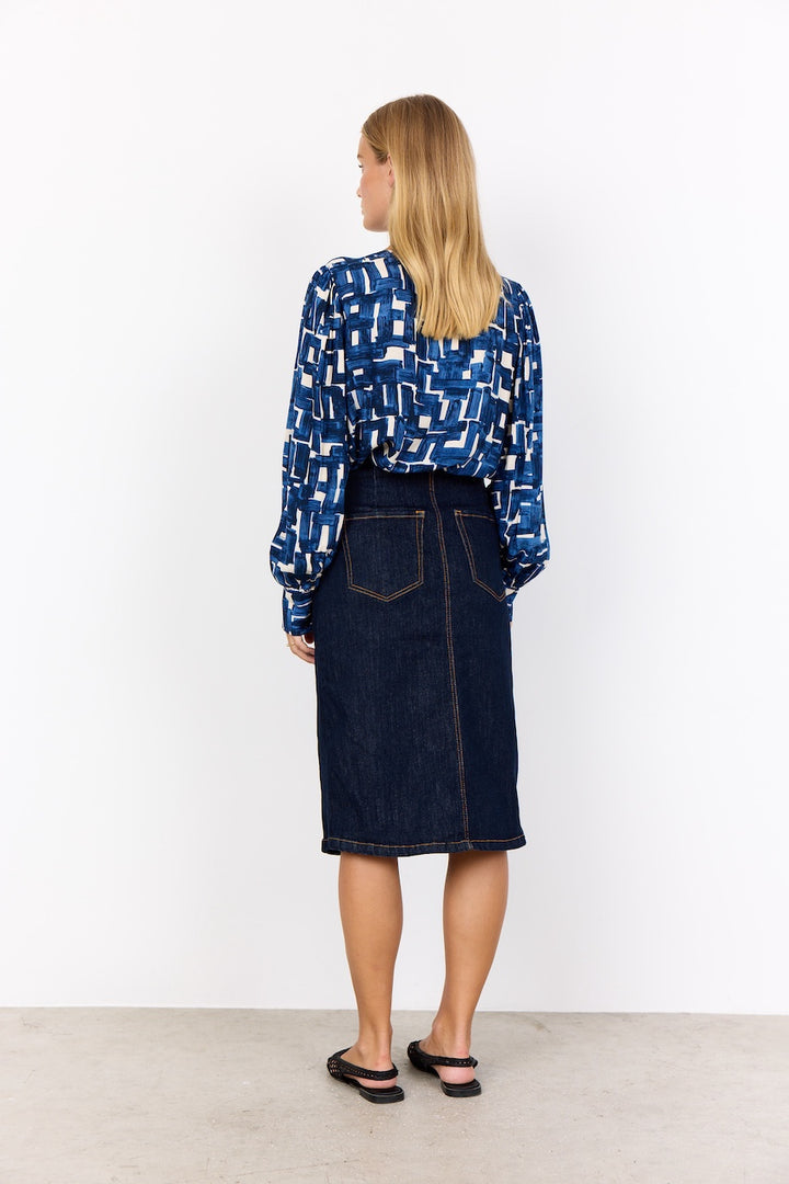 La blouse imprimé géométrique Soya Concept | 41406