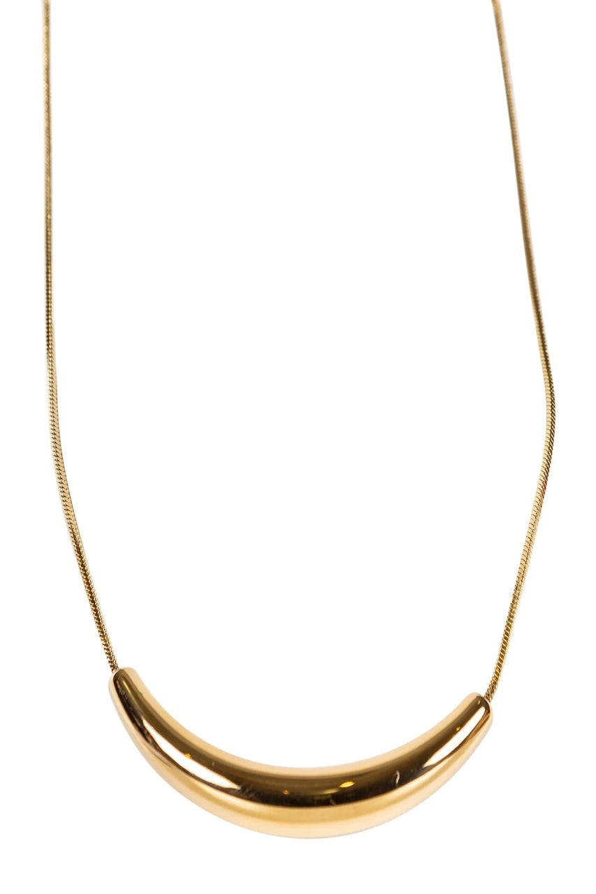 Collier croissant doré SMD Imp | 688130036
