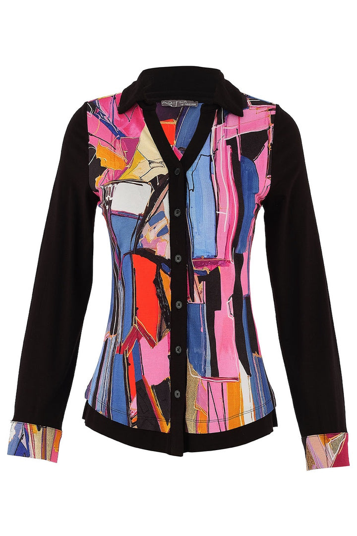 La chemise motif abstrait Dolcezza | 75623