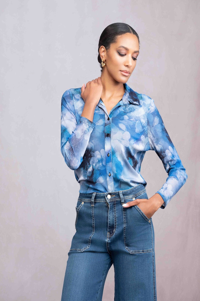 Le chemisier en mesh Alison Sheri | A46290