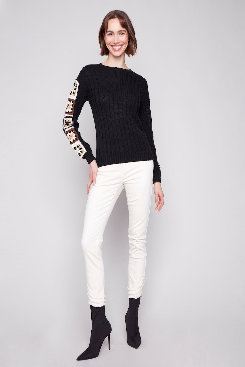 Le pull bohème Charlie B. | C2623R-806B