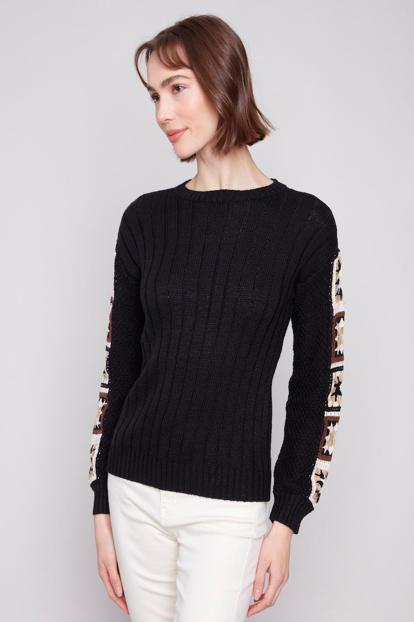 Le pull bohème Charlie B. | C2623R-806B