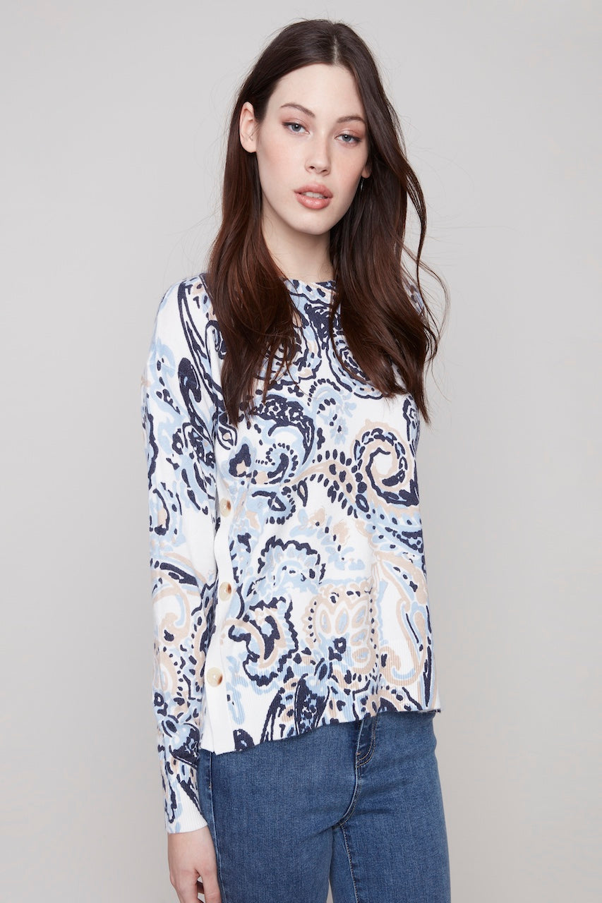 Le pull imprimé Charlie B. | C2668PR-464A