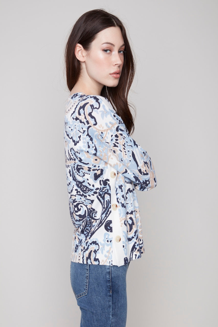 Le pull imprimé Charlie B. | C2668PR-464A