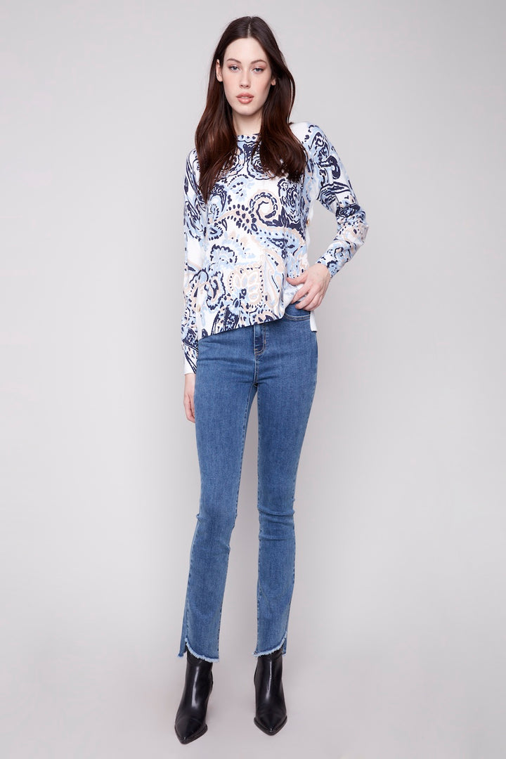 Le pull imprimé Charlie B. | C2668PR-464A