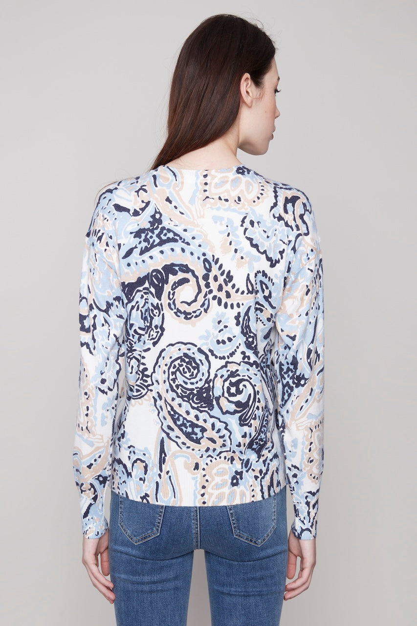 Le pull imprimé Charlie B. | C2668PR-464A