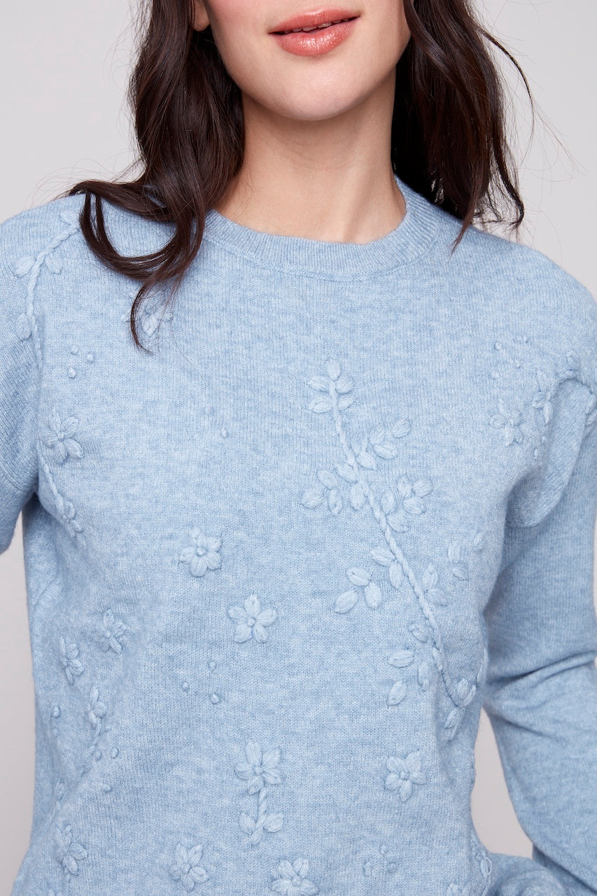 Le pull à col rond Charlie B. | C2821-736A