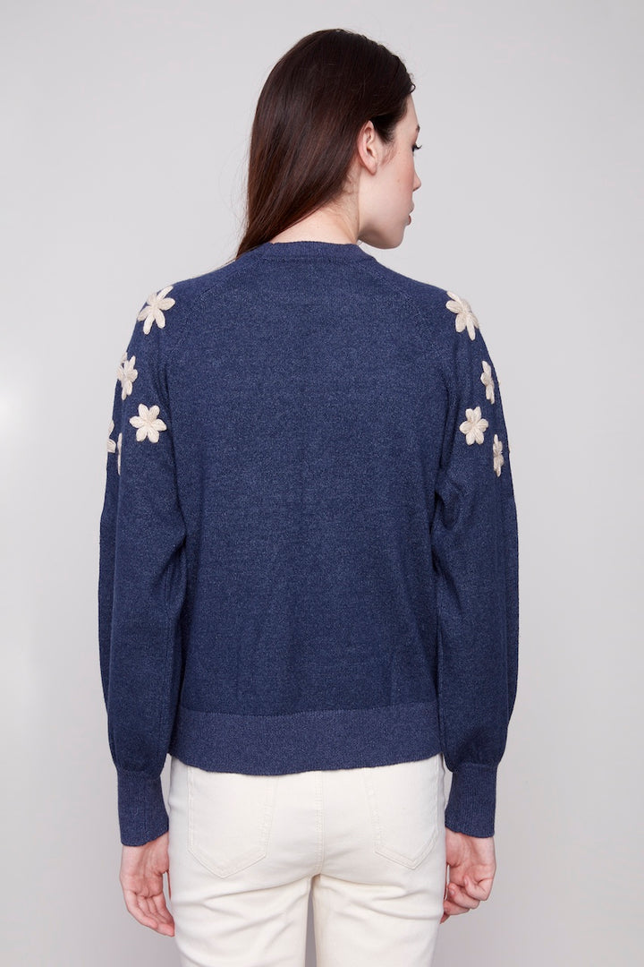 Le pull manches bouffantes Charlie B. | C2850E-974A