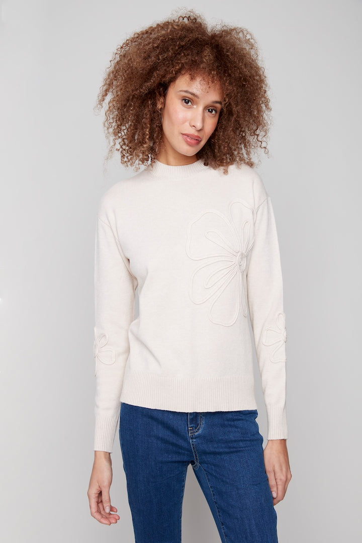Le pull détail soutache Charlie B. | C2857-974A