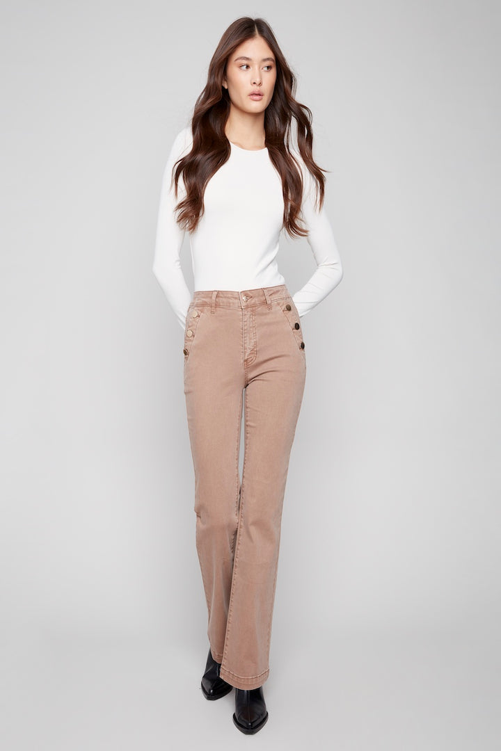 Le pantalon en twill Charlie B. | C5690-618A