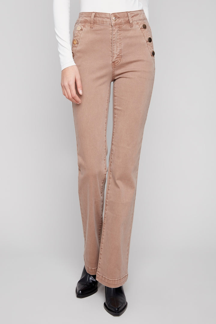 Le pantalon en twill Charlie B. | C5690-618A