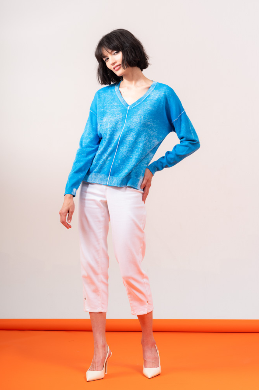 Elena Wang Chic Washed Sweater | EW34037