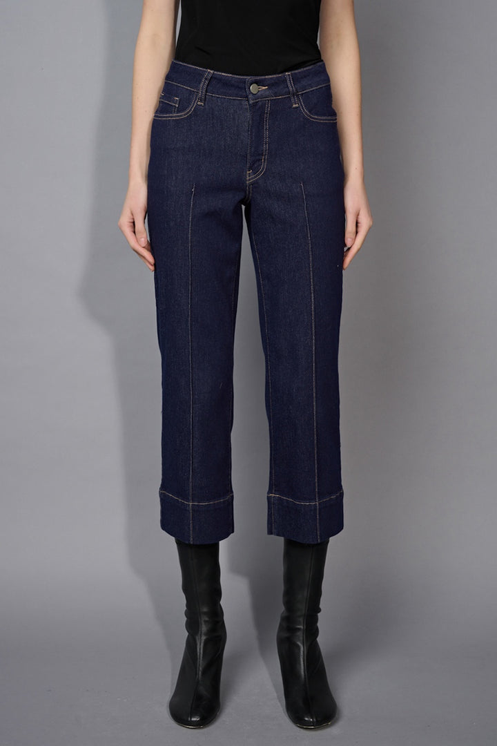 Le jean à jambe large écourtée Picadilly | F6088